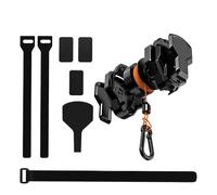 Cable de tracción para bicicleta, 2,5 metros, retráctil, automático, banda de tracción para padres y niños, para bicicletas de senderismo familiar, camping, ejercicio, recreación y grupos