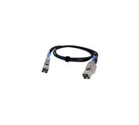 Cable de transferencia de datos QNAP CAB-SAS10M-8644 - Mini-SAS de 1 m - Primer extremo: 1 x Mini-SAS macho SFF-8644