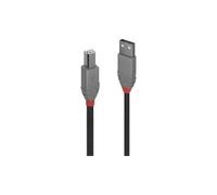 Cable De Transferencia De Datos USB Tipo A Macho A B Macho Negro 7.5M