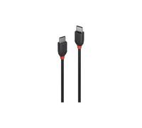 Cable De Transferencia De Datos USB Tipo C Macho A Tipo C Macho Negro 1.5M