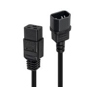 Cable de transmisión Lindy 30492 3 m IEC C14 a IEC C19 negro