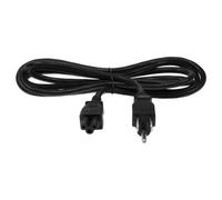 Cable de transmisión Zebra 450042 enchufe tipo F a acoplador C5 negro