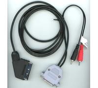 Cable de TV Amiga RGB Scart con Entrada de Sonido Adicional
