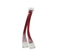 Cable de ventilador divisor en Y XH2.54, conector macho a 2 hembra, Cable de extensión de alimentación de 2-6 pines, Conector de ventilador CPU PWM, 1-10 Uds.(6Pin,5PCS)