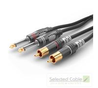 CABLE DE VERANO Basic 6M 6,3Mm Adaptador De Jack A Conector RCA | HBA-62C2-0600