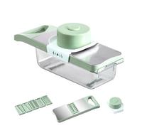 Cable de verduras de mano, helicóptero vegetal,Dicer multifuncional para helicóptero de tomate | Cortador de cebolla desmontable, dispositivo de cocina seguro para molienda, corte