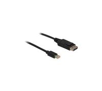 Cable de vídeo/audio DeLOCK - Mini DisplayPort (M) a DisplayPort (M) - 1,8 m