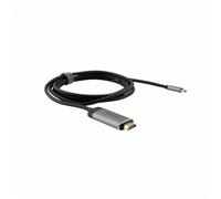 Cable de video/audio - VERBATIM - USB-C a HDMI - 1.5 m - Soporte 4K - Negro