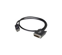 Cable de video - C2G - DisplayPort M a DVI M - 2m - Blindado - Plástico negro