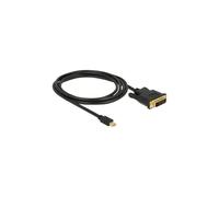 Cable de video - DeLOCK - 83989 - Mini DisplayPort a DVI-D - 2 m - Pasivo - Negro