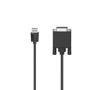 Cable de vídeo, enchufe DisplayPort - enchufe DVI, Ultra-HD 4K, 1,50 m