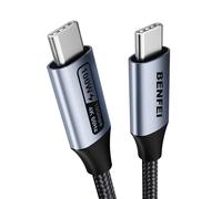 Cable de Video USB C 4K de BENFEI, Carga rápida PD de 100 W, Transferencia de Datos de 10 Gbps, Cable USB-C de Silicona sin enredos [Carcasa de Aluminio, diseño Tejido]