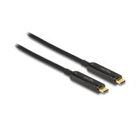 Cable de vídeo USB-C™ óptico activo Delock 4K 60 Hz 30 m