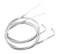 Cable del Acelerador 110cm Compatible para Harley Davidson Touring Dyna Softail 1996- INOX/Nylon