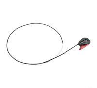 Cable del acelerador con palanca de interruptor y kit de mango de control para cortadoras de césped, adecuado para modelos de empuje manual, construcción de plástico fuerte con cable extendido