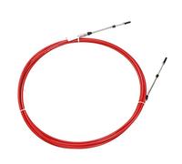 Cable del Acelerador de Gearwell, reemplazo de línea de Control de 17 pies Compatible con Bote Marino de Fuerza, Conjunto de Cubierta roja a Prueba de óxido Flexible