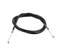 Cable del acelerador de repuesto para soplador de hojas de mochila BR700, compatible con la pieza 4282-180-1107, accesorio de alambre de control suave para mantenimiento de jardín, negro, 1 paquete