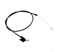 Cable del acelerador del motor para cortacésped 158152 582991501 con control de zona negro de 55-5/8 pulgadas de longitud del cable de 40 pulgadas, extremos de curva de conducto se adapta a la mayoría