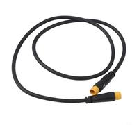 Cable del acelerador Ebike, kit de conector de 3 pines, cable de extensión impermeable IP66 para mango de freno de bicicleta eléctrica y adaptador de motor (dos machos)