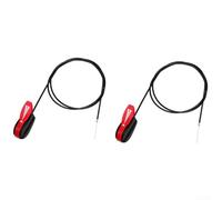 Cable del acelerador para cortacésped, cable de control de mango de 65 pulgadas con palanca de interruptor para un funcionamiento suave del acelerador, uso profesional y doméstico en el jardín (2