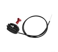 Cable del acelerador para cortacésped con palanca de estrangulador adjunta construido de aleación resistente a la corrosión y carcasa de plástico reforzado