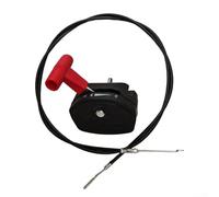 Cable del acelerador para cortacésped de 56 pulgadas, kit de palanca de estrangulador para motor de cortacésped de gasolina para piezas de reparación de control de zona, color negro