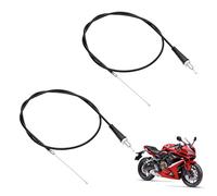 Cable del Acelerador para Motocicleta 110cm, Cabeza Recta, Compatible con Pit Dirt Motor, Trail Bike y Motocross, Modelo Fabricado en Acero Inoxidable y Plástico Resistente, cable embrague moto