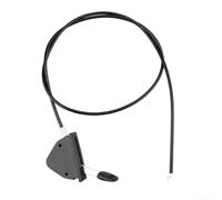Cable del acelerador para TORO 121-5674 de metal de 45 pulgadas, negro, compatible con motores de cortacésped TORO, enlace del acelerador estándar, reemplazo directo, fácil instalación, ajuste de
