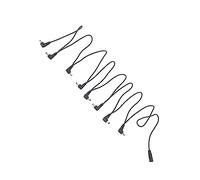 Cable del cable de cadena Daisy de 1 a 8 vías Cable de división de alimentación de pedal para la placa de efecto de guitar