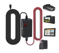 Cable del convertidor de : 24 V a 5V/3A Fuente de alimentación de Paso hacia Abajo, Angle de ángulo Recto | Kit de Cable de la cámara del automóvil para el Auto, la camioneta, la camionet