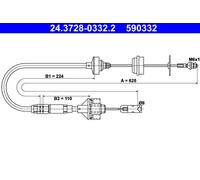 Ate 24.3728-0332.2 Sets para Embrague