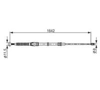 BOSCH 1 987 482 267 Cable de freno de mano