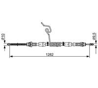 Cable del freno de mano 1 987 482 462 BOSCH para FORD TRANSIT Autobús
