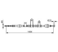 BOSCH 1 987 482 920 Cable de freno de mano