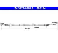Cable del freno de mano 24.3727-0184.2 ATE para VW TRANSPORTER T5 Autobús