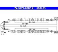 Cable del freno de mano 24.3727-0783.2 ATE para OPEL ASTRA G Hatchback