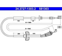 Cable del freno de mano 24.3727-1303.2 ATE para VOLVO V70 II