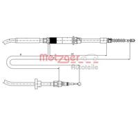 METZGER 10.7484 Cable de freno de mano