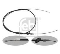 Cable del freno de mano Delante, izquierda 34903 FEBI BILSTEIN