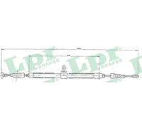 Cable del freno de mano Discos C0019B LPR para ALFA ROMEO 156 GT 156 Sportwagon