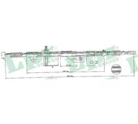 Cable del freno de mano Discos C0500B LPR para NISSAN PRIMERA PRIMERA Hatchback