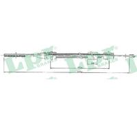 Cable del freno de mano Discos C0631B LPR para PEUGEOT 406 406 Break 406 Coupé