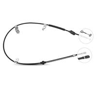 A.B.S. Cable de freno de mano K13877 para Honda Civic Izquierdo 1.670 mm