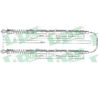 Cable del freno de mano Tambor C0203B LPR para FIAT CINQUECENTO SEICENTO / 600