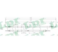 Cable del freno de mano Tambor C0249B LPR para FORD MAZDA