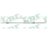 Cable del freno de mano Tambor C0720B LPR para RENAULT MEGANE I MEGANE I Classic