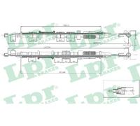 Cable del freno de mano Tambor C1674B LPR para OPEL CORSA D