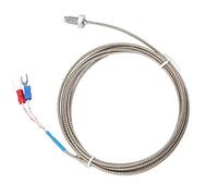 Cable del Sensor de Temperatura M6 BSW - Tipo K Sensor de Termopar con Sonda de Medición de la Temperatura de la Rosca de Tornillo, Cable de 1-5 metros (2M)