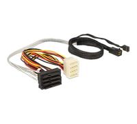 Cable DeLOCK 83390 Mini SAS HD a SAS 0,5 m Macho/Hembra Multicolor