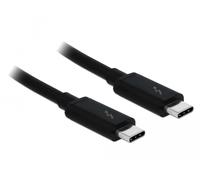 Cable Delock Cable Thunderbolt USB-C a cable USB-C (20 Gb/s) 2m